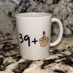 White Mug with 39+ Design